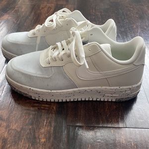 Nike Air Force 1 Crater- summit white- womens size 8